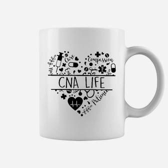 Heart Nurse Life Cna, funny nursing gifts Coffee Mug - Seseable
