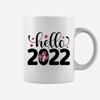Hello 2022 Welcome New Year Gift For Holiday Coffee Mug - Seseable