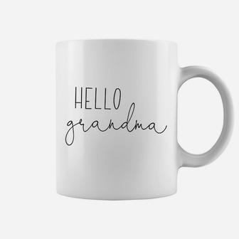 Hello Grandma See You Soon Pregnancy Announcement Coffee Mug - Seseable