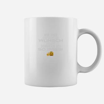 Herren Tassen mit Spruch & Emoji, Lustiges Design - Weiß - Seseable