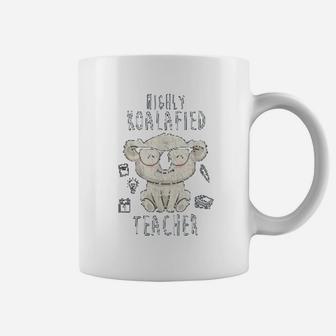 Highly Koalafied Teacher Koala Coffee Mug - Seseable