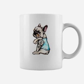 Hipster Bulldogge Tassen, Trendiges Cartoon-Design - Seseable