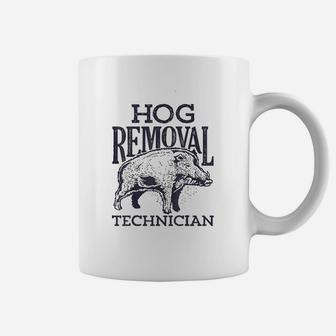 Hog Removal Technician Boar Hunting Vintage Pig Gift Coffee Mug - Seseable