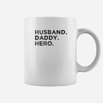 Husband Daddy Hero Cool Father Dad S Shirt Coffee Mug - Seseable