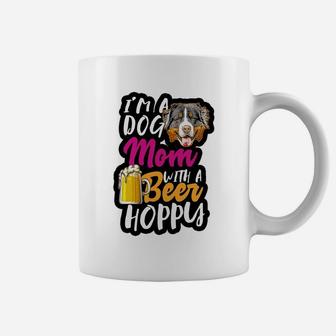 I am a Dog Mom with a Beer Hoppy, Dog Lover Gift, Mom Gift Coffee Mug - Seseable