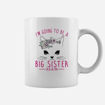 I Am Going To Be A Big Sister Again Cat Coffee Mug | Seseable UK