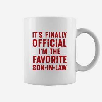 I Am The Favorite Son In Law Funny Gifts From Mother In Law Coffee Mug - Seseable