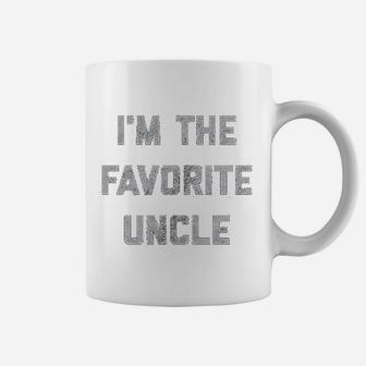 I Am The Favorite Uncle Funny Family Niece Nephew Coffee Mug - Seseable