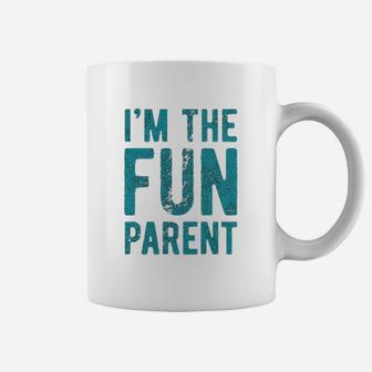 I Am The Fun Parent Funny Adulting Mom Dad Family Graphic Coffee Mug - Seseable