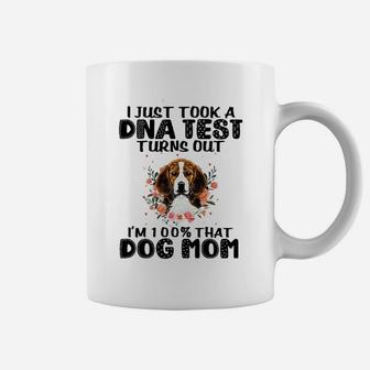 I Just Took A Dna Test Beagle Dog Mom Coffee Mug - Seseable
