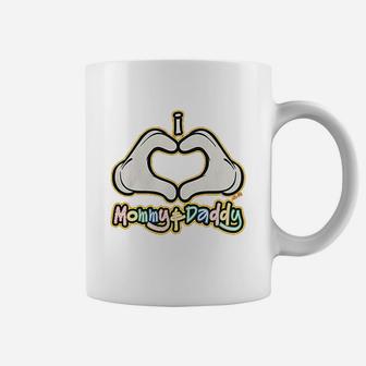I Love Mommy And Daddy Infant Coffee Mug - Seseable