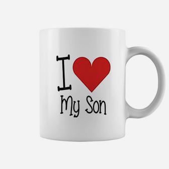 I Love My Daddy I Love My Son Father Coffee Mug - Seseable