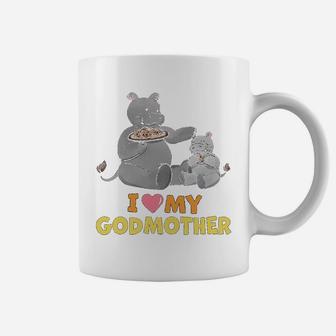 I Love My Godmother Hippos Coffee Mug - Seseable