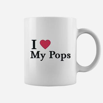 I Love My Pops Dad Father, best christmas gifts for dad Coffee Mug - Seseable