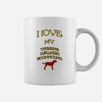 I Love My Treeing Walker Coonhound Coffee Mug - Seseable