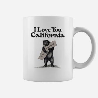 I Love You California Bear State Hug Coffee Mug - Seseable