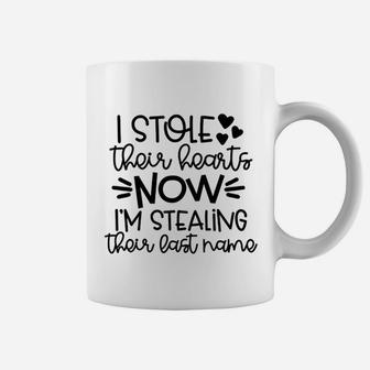 I Stole Their Heart And Now Their Last Name Youth Adoption Coffee Mug - Seseable