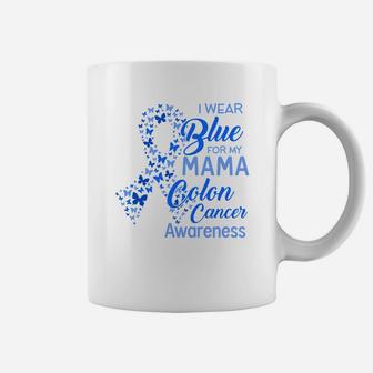 I Wear Blue For My Mama Proud Mom Coffee Mug - Seseable