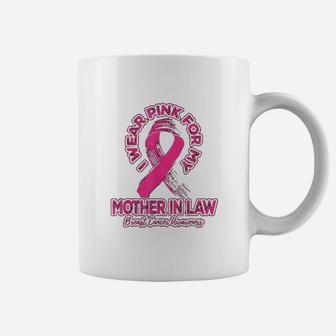 I Wear Pink For My Mother-in-law Coffee Mug - Seseable