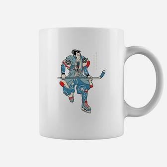 Ice Hockey Samurai Coffee Mug - Seseable