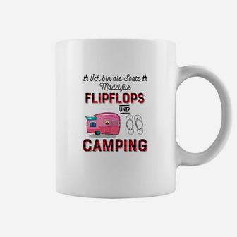 Ich bin die coole Tante Camping & Flipflops Tassen für Sommer - Seseable