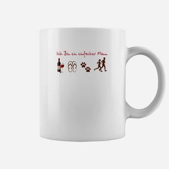 Ich Bin Ein Einfacher Mann Jogging Tassen - Seseable