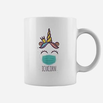 Icu Nurse Unicorn, funny nursing gifts Coffee Mug - Seseable
