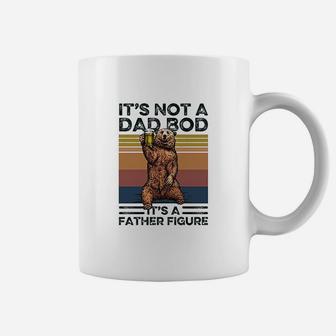 Its Not A Dad Bod Its A Father Figure Funny Bear Drinking Coffee Mug - Seseable