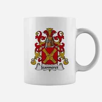 Jeanneret Family Crest French Family Crests Coffee Mug - Seseable