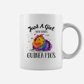 Just A Girl Who Loves Guinea Pigs Clothes Guinea Pig Coffee Mug - Seseable