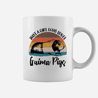 Just A Girl Who Loves Guinea Pigs Rodent Pig Mom Coffee Mug - Seseable