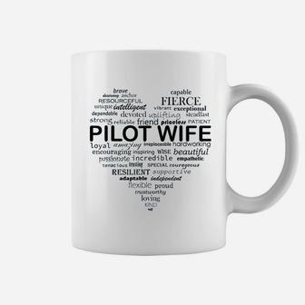 Just Winging It What A Pilot Wife Is Made Of Aviation Coffee Mug - Seseable