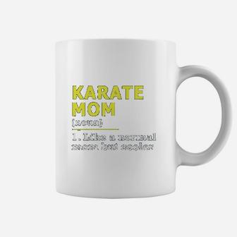 Karate Mom Definition Karateka Coffee Mug - Seseable