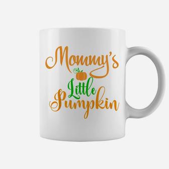 Kids Mommys Little Pumpkin Kids Coffee Mug - Seseable