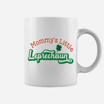 Kids St Patricks Day Kids Mommys Little Leprechaun Coffee Mug - Seseable