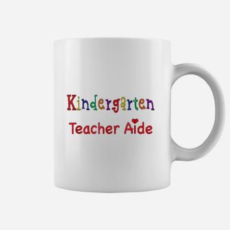 Kindergarten Teacher Aide Cute Back To School Coffee Mug - Seseable