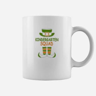 Kindergarten Teacher Patricks Day Kindergarten Squad Coffee Mug | Seseable UK