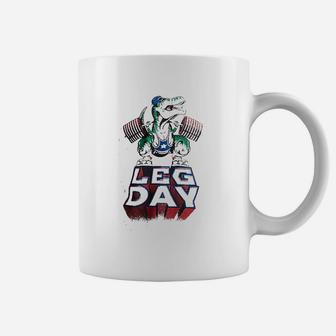 Leg Day Funny Weight Lifting Olympic Barbell Training Squat Workout Coffee Mug - Seseable