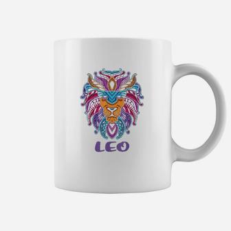 Leo Lion Zodiac Symbol Horoscope Astrology Coffee Mug - Seseable