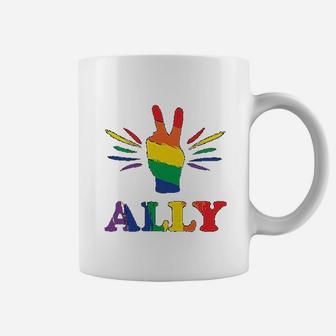 Lgbt Ally Proud Mom Gays Lgbt Coffee Mug - Seseable