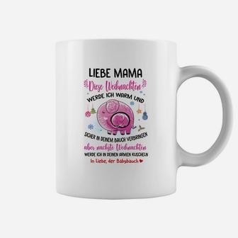 Liebe Mama Muttertag Tassen, Grafisches Herz & Liebe Botschaft - Seseable