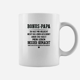 Liebevolles Bonus Papa Tassen Besser gemacht, Tolle Vatertagsidee - Seseable