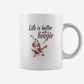 Life Is Better With A Beagle Coffee Mug - Seseable