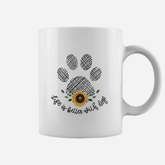 Life Is Better With Dogs Coffee Mug - Seseable