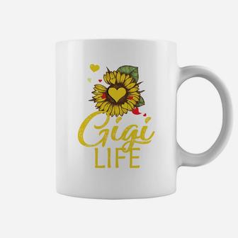 Life Of Gigi Beautiful Sunflower Gift For Grandmothers Coffee Mug - Seseable