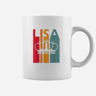 Lisa Gift Idea For Girls Women Retro First Name Vintage Lisa Coffee Mug - Seseable