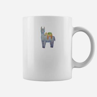 Llama Sloth And Cat Watercolor Cute Animals Coffee Mug - Seseable