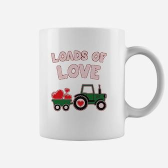 Loads Of Love Valentine's Gift Tractor Loving Coffee Mug - Seseable
