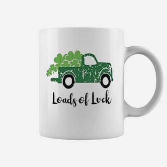 Loads Of Luck Vintage Truck St. Patrick's Day Coffee Mug - Seseable