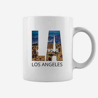 Los Angeles Ca La Hollywood California Vintage Coffee Mug - Seseable